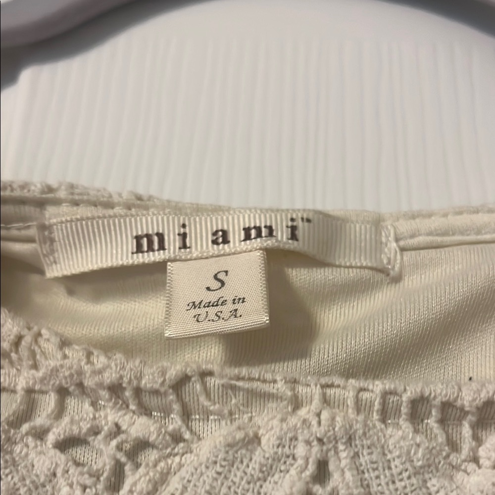 Boho Cream Embellished Lace Tank Top - Picture 2 of 4